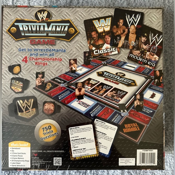 WWE Triviamania Game 2013 NIB - Picture 2 of 2